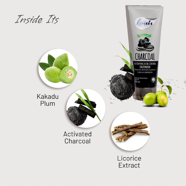 Charcoal Detoxifying & Oil Control Facewash