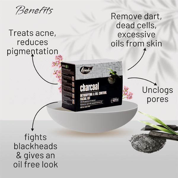 Charcoal Detoxifying & Oil Control Facial Kit