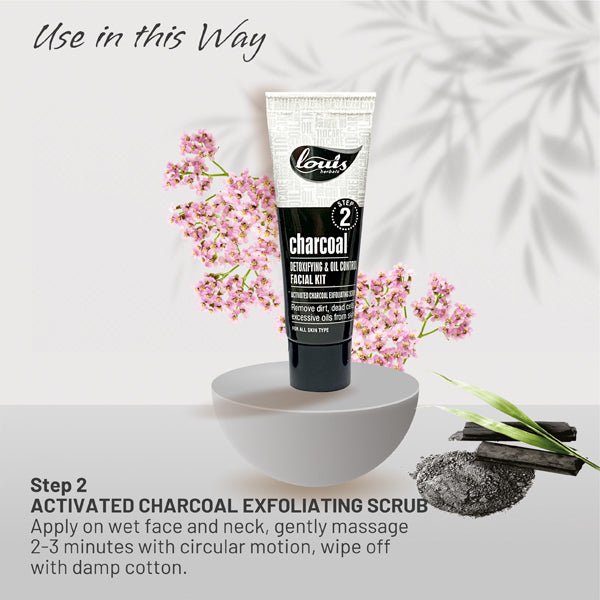 Charcoal Detoxifying & Oil Control Facial Kit