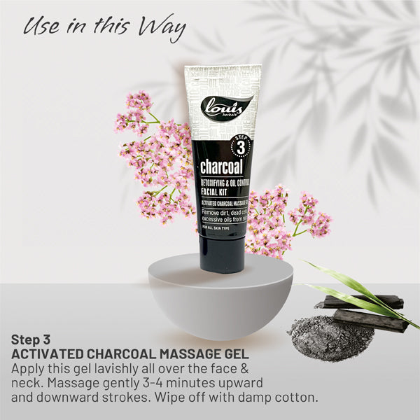 Charcoal Detoxifying & Oil Control Facial Kit