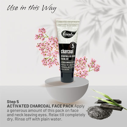 Charcoal Detoxifying & Oil Control Facial Kit