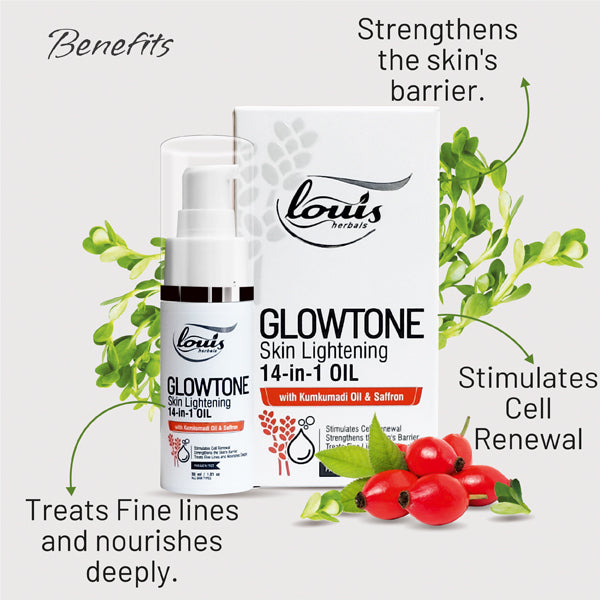 GLOWTONE SKIN LIGHTENING 14 – IN 1 OIL