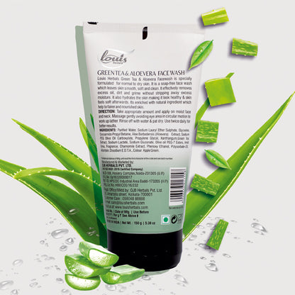 Green Tea Aloevera Oil Control & Hydration Facewash