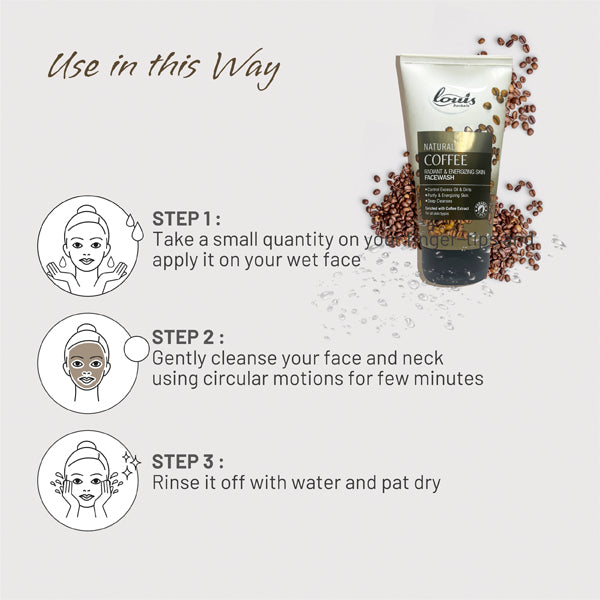 Natural Coffee Radiant & Energizing Skin Facewash