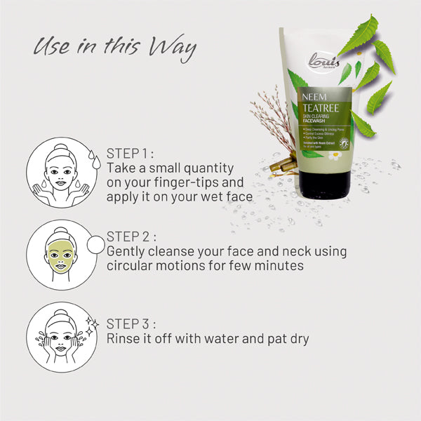 Neem Teatree Skin Clearing Facewash