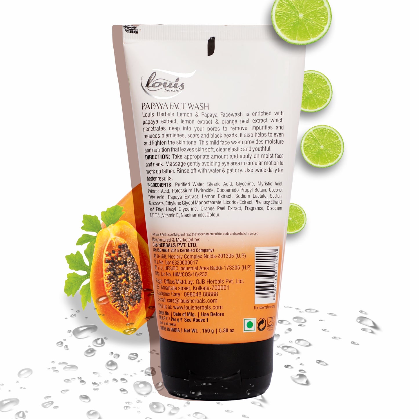 Papaya Lemon Antiblemish & Spot Clear Face Wash