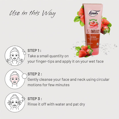 Strawberry Fairness Facewash