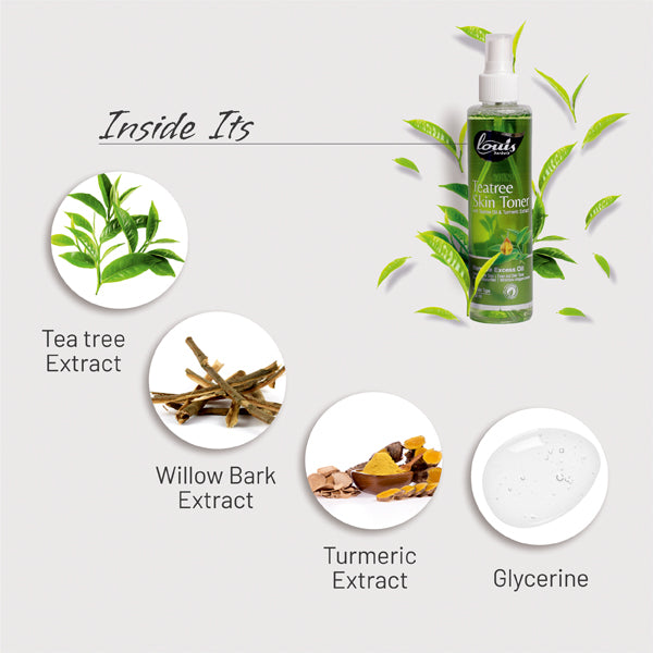 Tea Tree Skin Toner with Tea Tree Oil & Turmeric Extract