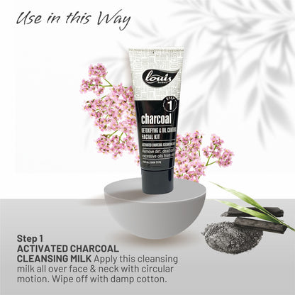 Charcoal Detoxifying & Oil Control Facial Kit