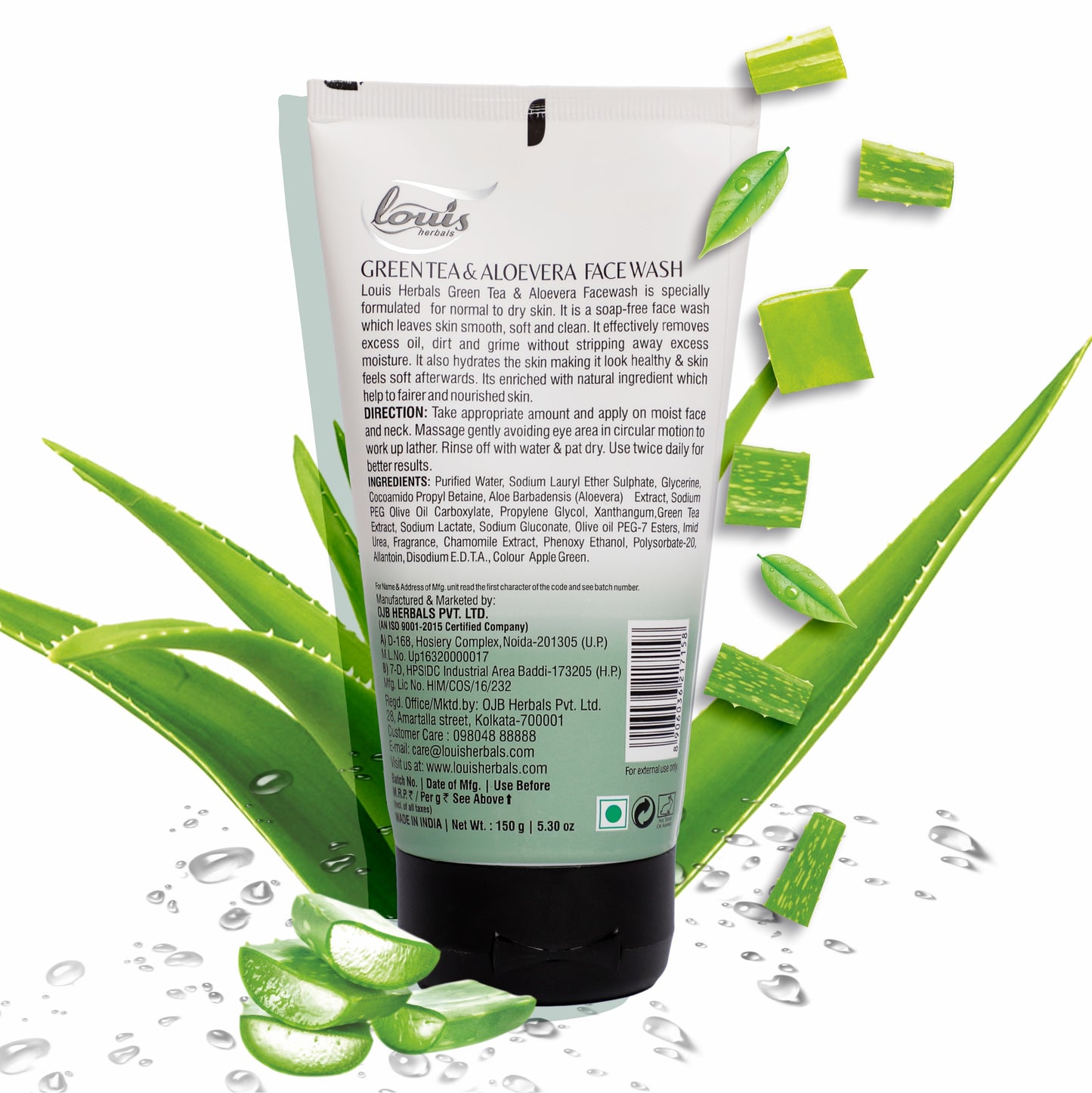 Green Tea Aloevera Oil Control & Hydration Facewash