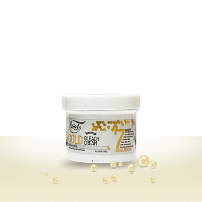 Ayurvedic gold bleach cream for glowing and smooth skin by Louis Herbals