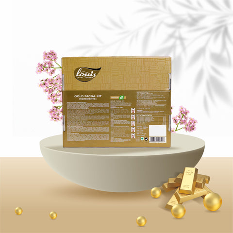 Louis Herbals Gold Facial Kit for salon-style glow at home