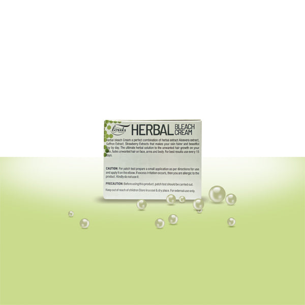 Louis Herbals Herbal Bleach Cream with natural herbal ingredients for radiant glowing skin