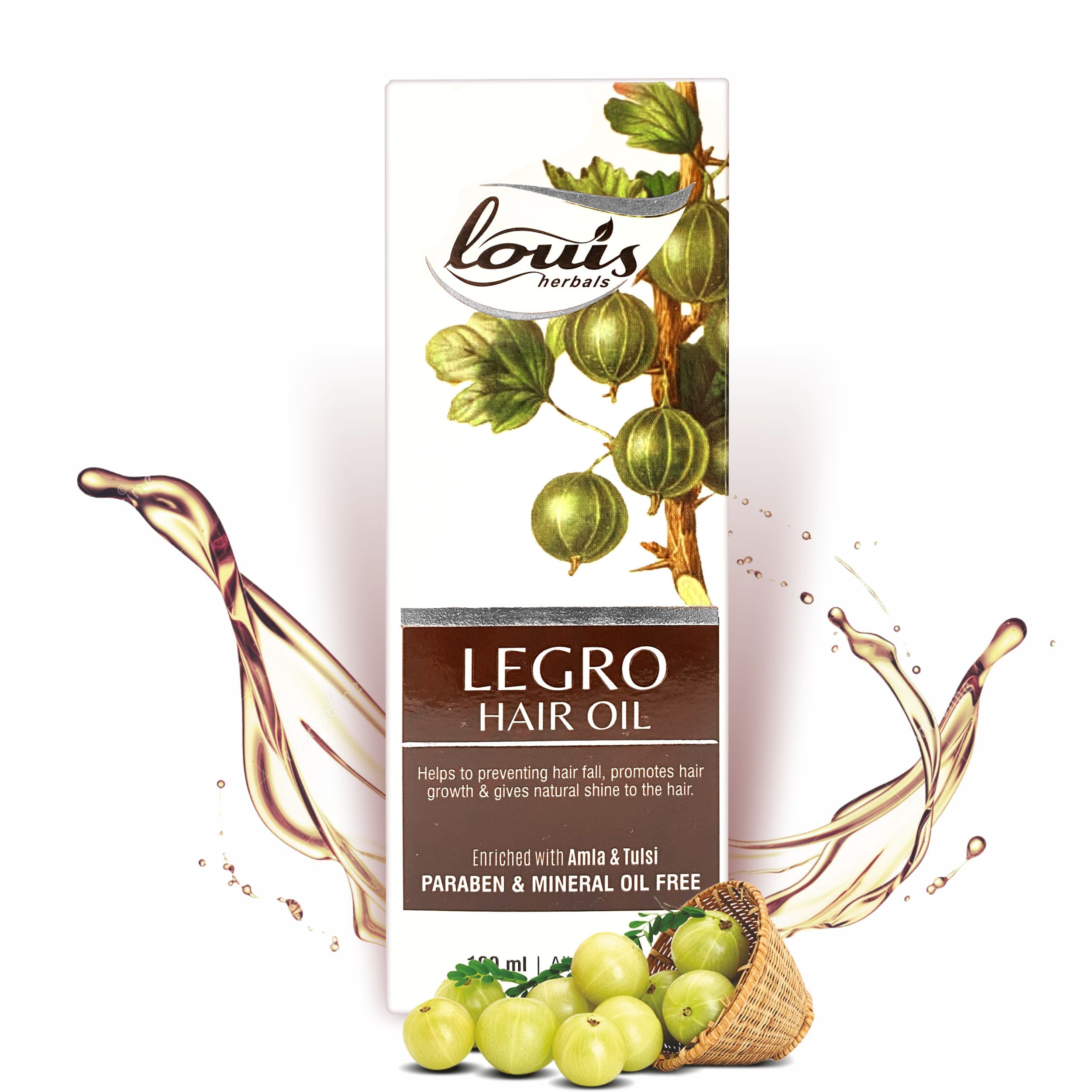 Louis Herbals Legro Hair Oil - Hairfal Control Oil