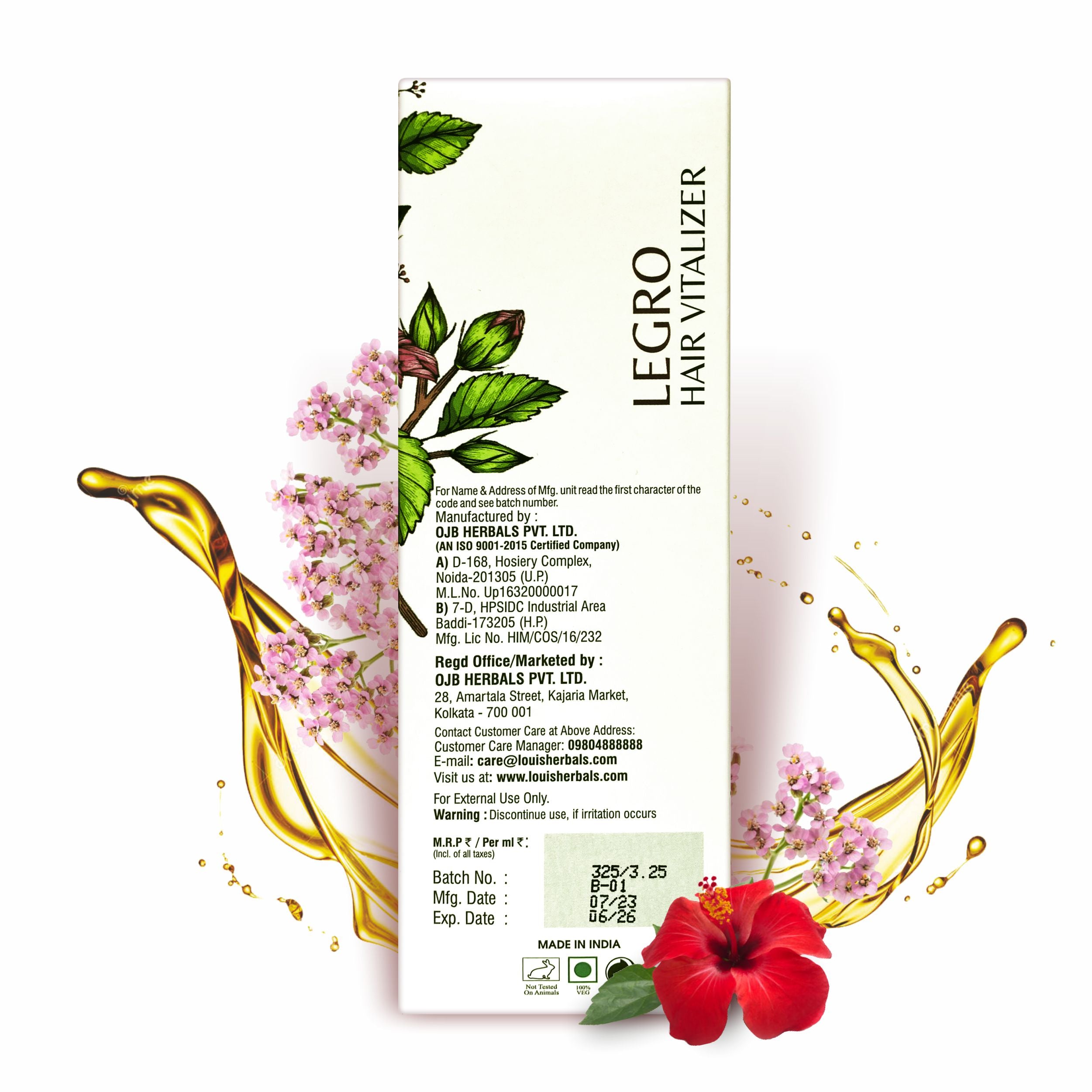 Louis Herbals Legro Hair Vitalizer-Promotes Hair Growth