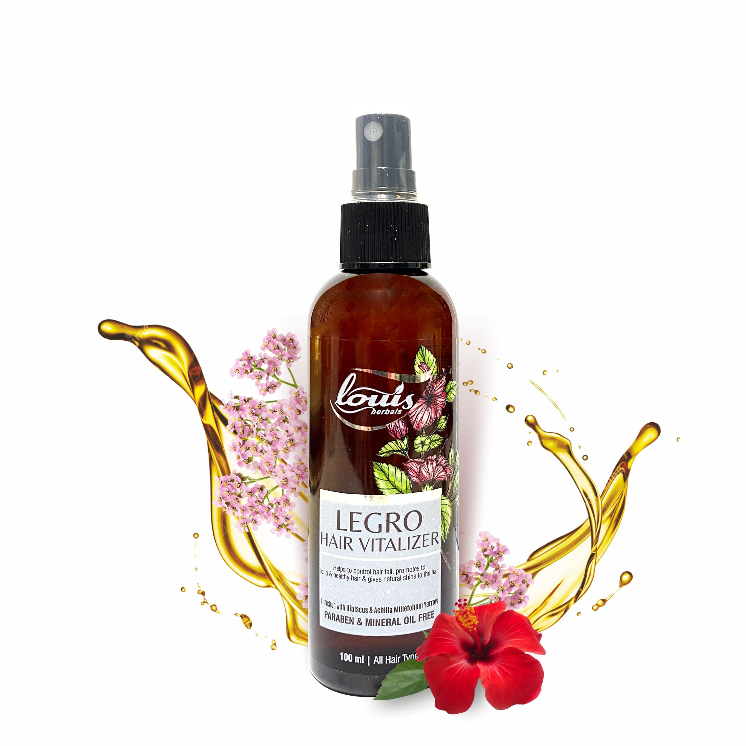 Legro Hair Vitalizer - Enriched with herbal extracts and essential oils, this revitalizing formula stimulates hair follicles, promotes healthy growth, and reduces hair fall.