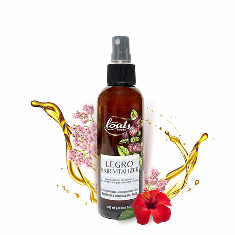 Legro Hair Vitalizer - Enriched with herbal extracts and essential oils, this revitalizing formula stimulates hair follicles, promotes healthy growth, and reduces hair fall.