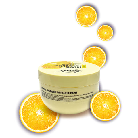 Vitamin C and Niacinamide whitening cream jar for glowing and even skin tone. Buy Online