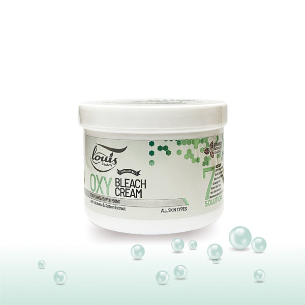Louis Herbals Oxy Bleach Cream Application on Skin for Even Tone. Buy Online at Low Price