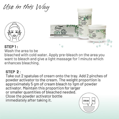 Louis Herbals Oxy Bleach Cream Usage Instructions for Best Results