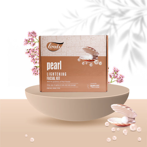 Louis Herbals Pearl Lightening Facial Kit for glowing skin