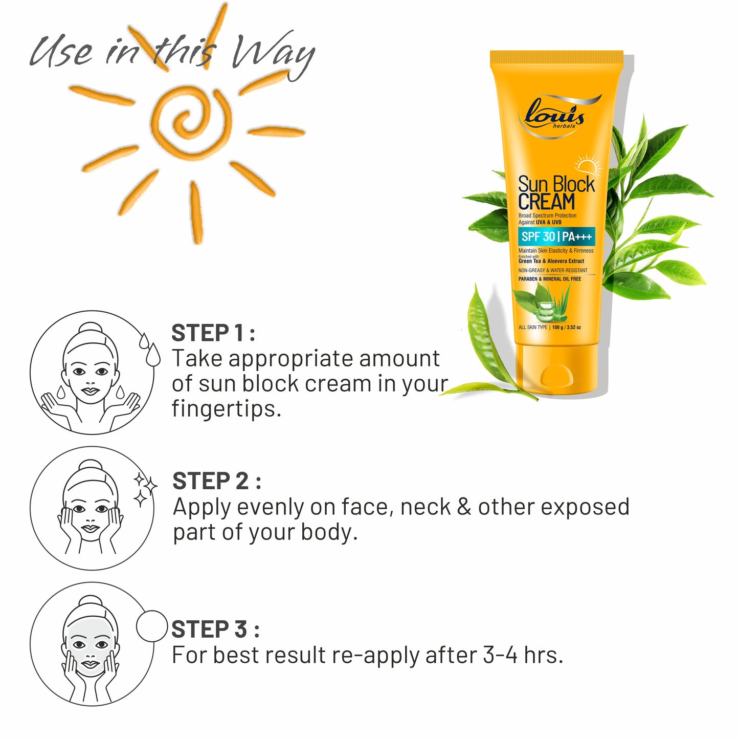 Sun Block Cream SPF 30
