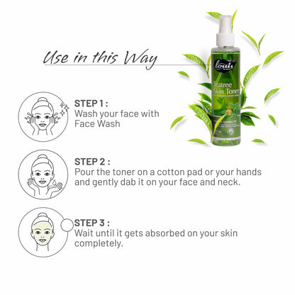 Tea Tree Skin Toner with Tea Tree Oil & Turmeric Extract