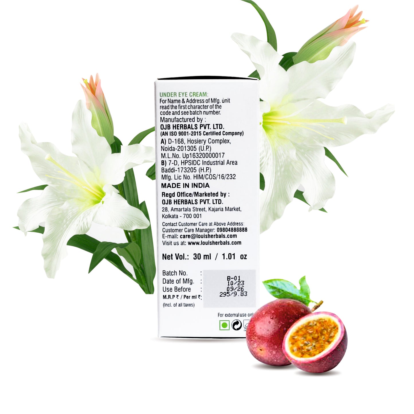 Vitamin E Under Eye Cream