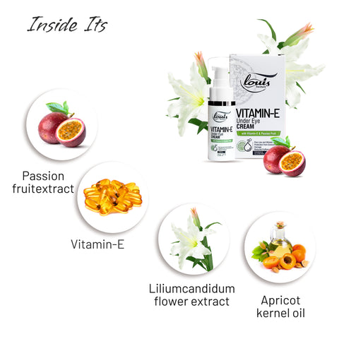 Louis Herbals Vitamin-E Under Eye Cream Ingridients